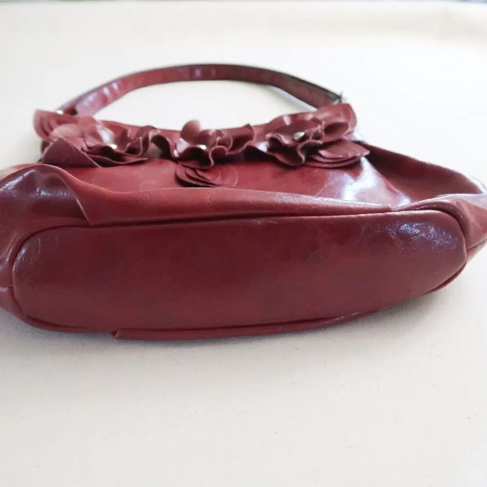 Nicole Miller Red Handbag - Picture 8 of 10